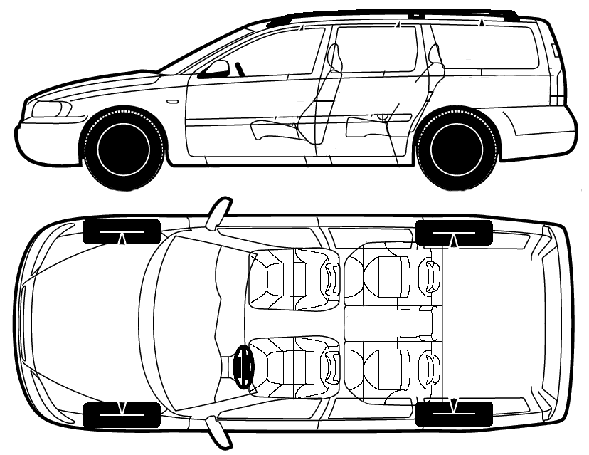 Кола Volvo XC70